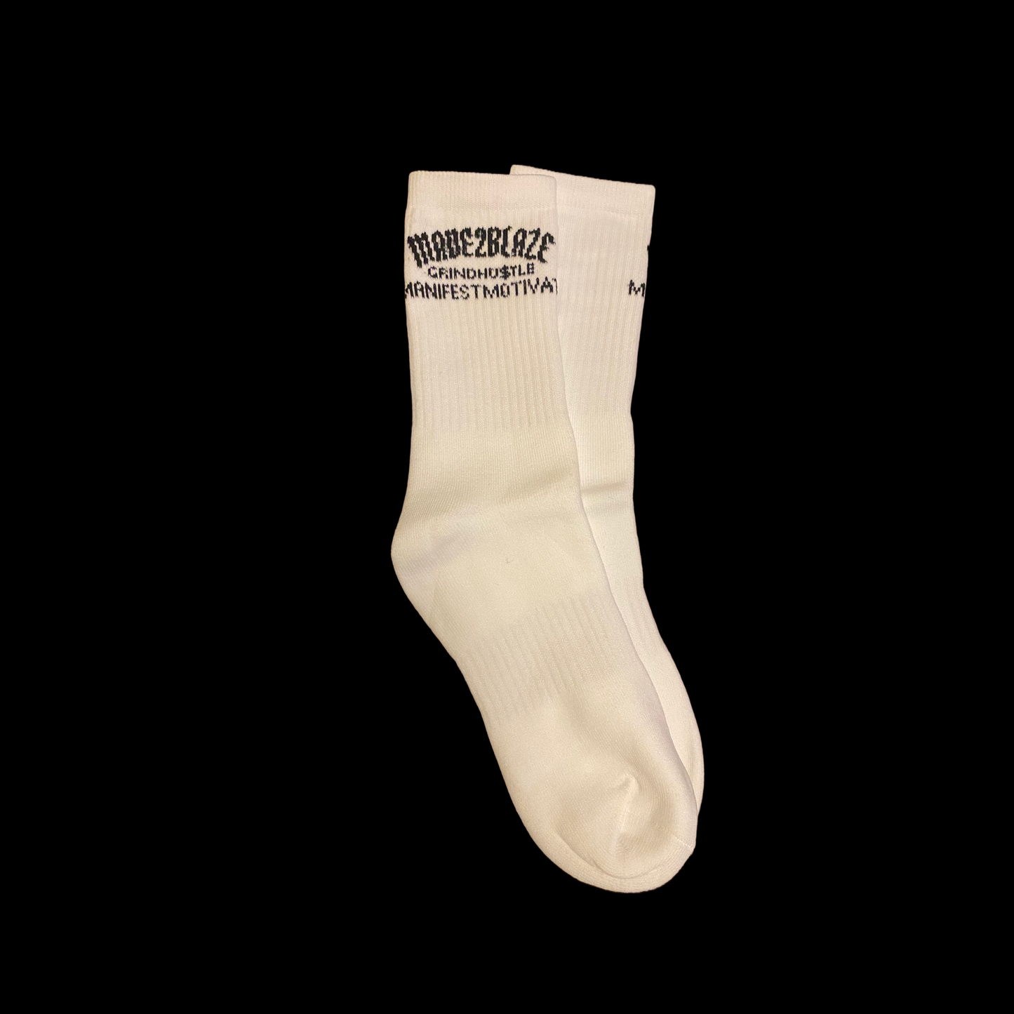 MADE2BLAZE-GHMM SOCKS (White)