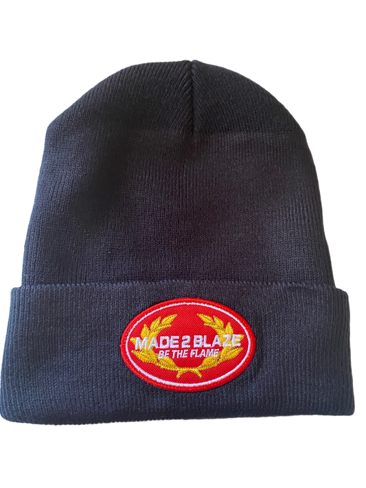 MADE2BLAZE-BEANIE (BLK)